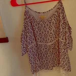 Adorable off the shoulder top